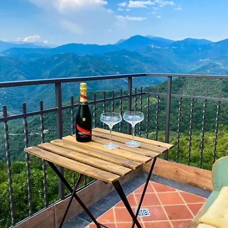 Penthouse With Views Of The Alps, Perinaldo.