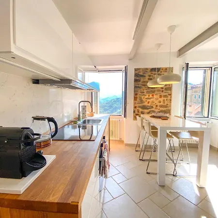 Penthouse With Views Of The Alps, Perinaldo. *